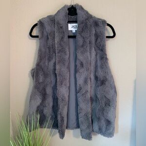 Jack by Dakota BB Faux gray vest. Size M.